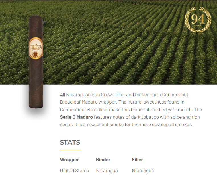 OLIVA SERIE G MADURO